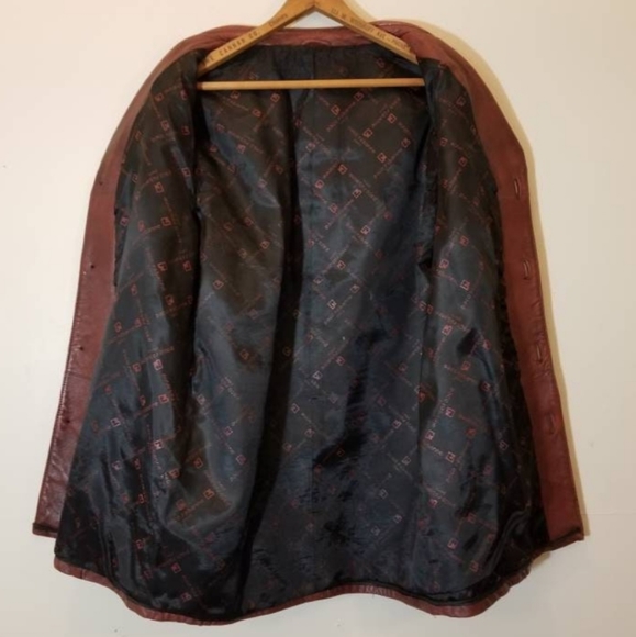 VTG PACO RABANNE LEATHER JACKET PARIS 70S DISCO RETRO STUDIO 54 CLUB DESIGNER - Picture 4 of 8